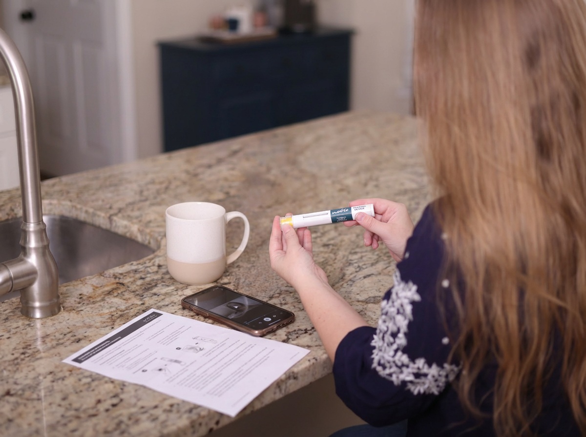 Patients often leave the clinic unprepared to self-administer, increasing anxiety, misuse, and early drop-off.