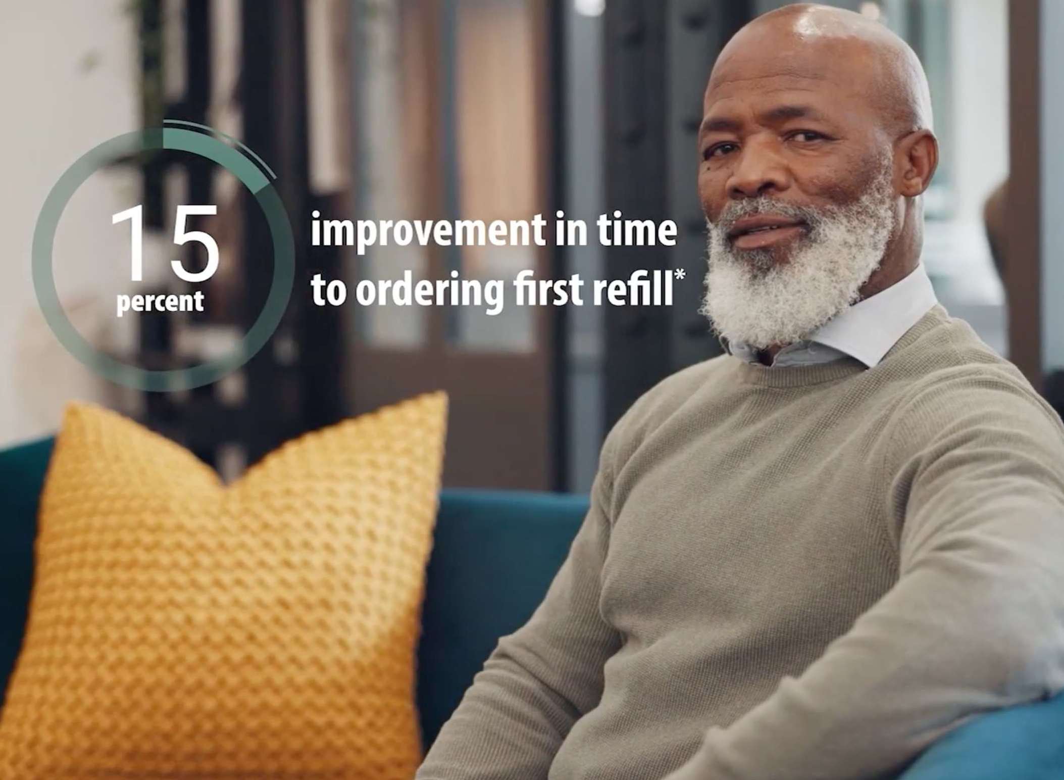 improvement in time to ordering first refill